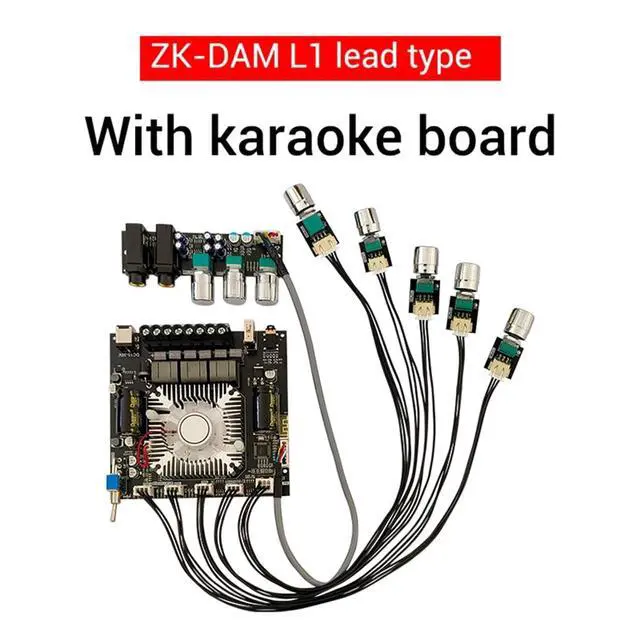 Alt view image 5 of 7 - -Dam L1 2x220W&350W 2.1Channel BT Digital Power Amplifier Board TPA3251D2 Low Noise Audio Amplifier Module,B
