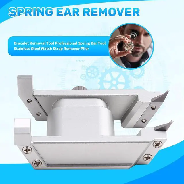 Alt view image 4 of 7 - Professional Spring Bar Tool Stainless Steel Watch Strap Remover Pliers Bracelet Removal Tool