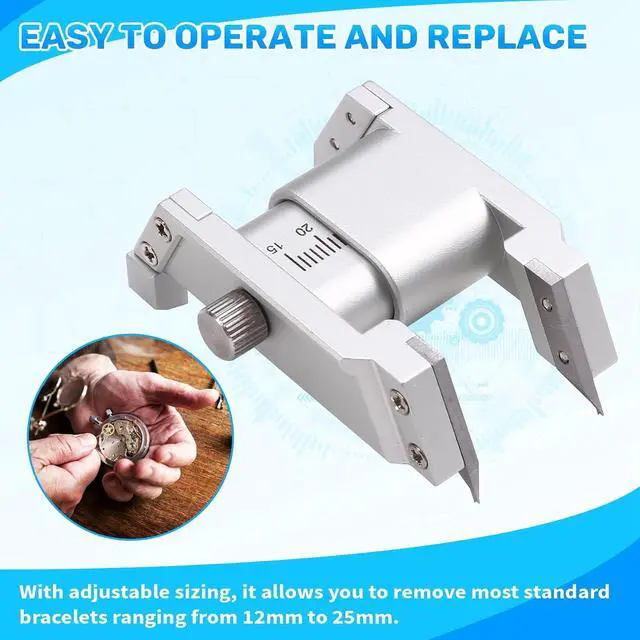 Alt view image 3 of 7 - Professional Spring Bar Tool Stainless Steel Watch Strap Remover Pliers Bracelet Removal Tool