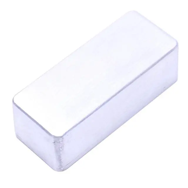 Alt view image 2 of 7 - 1590A Aluminum Guitar Effects Pedal Enclosure 92x38x31mm Unfinished Diecast Stomp Box for Guitar Effects