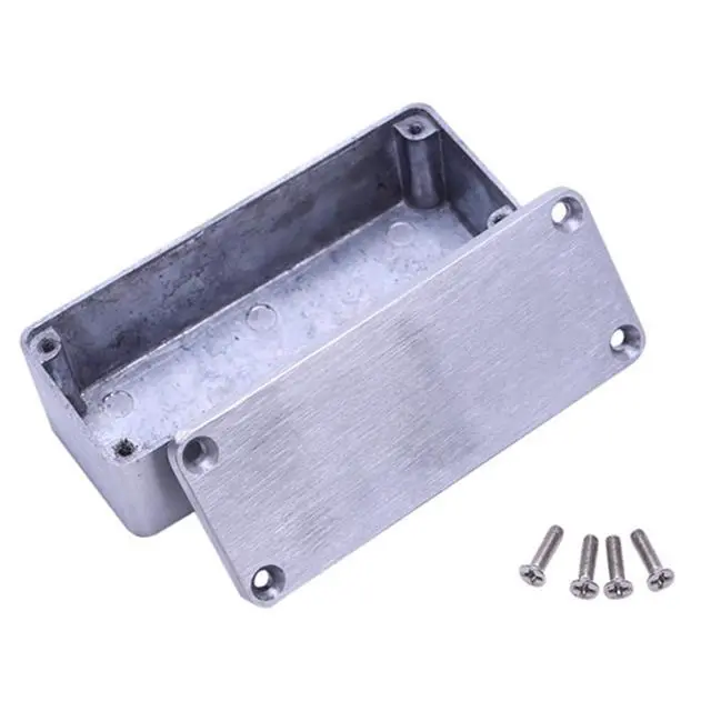 Alt view image 4 of 7 - 1590A Aluminum Guitar Effects Pedal Enclosure 92x38x31mm Unfinished Diecast Stomp Box for Guitar Effects
