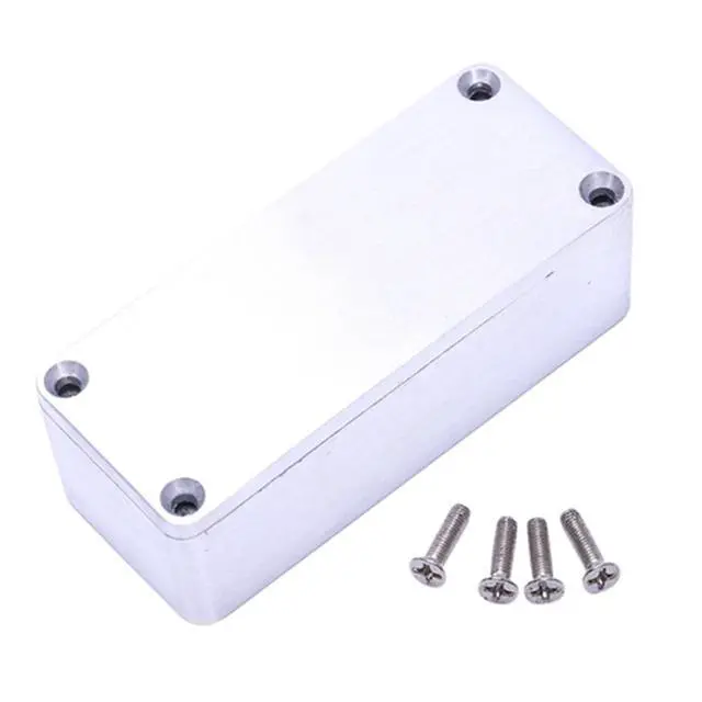 Alt view image 7 of 7 - 1590A Aluminum Guitar Effects Pedal Enclosure 92x38x31mm Unfinished Diecast Stomp Box for Guitar Effects