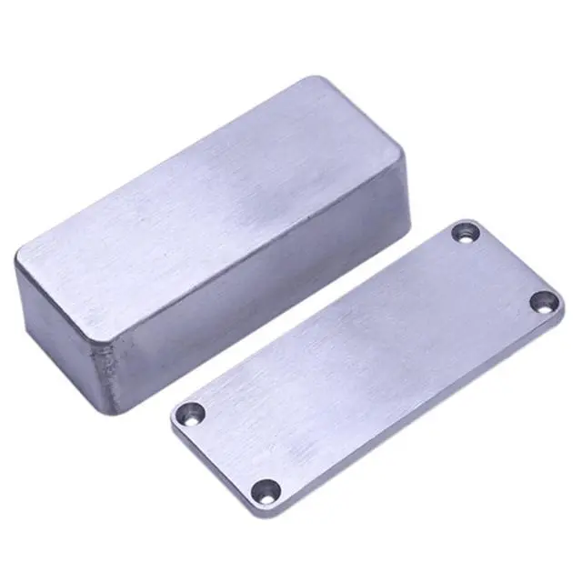 Alt view image 6 of 7 - 1590A Aluminum Guitar Effects Pedal Enclosure 92x38x31mm Unfinished Diecast Stomp Box for Guitar Effects