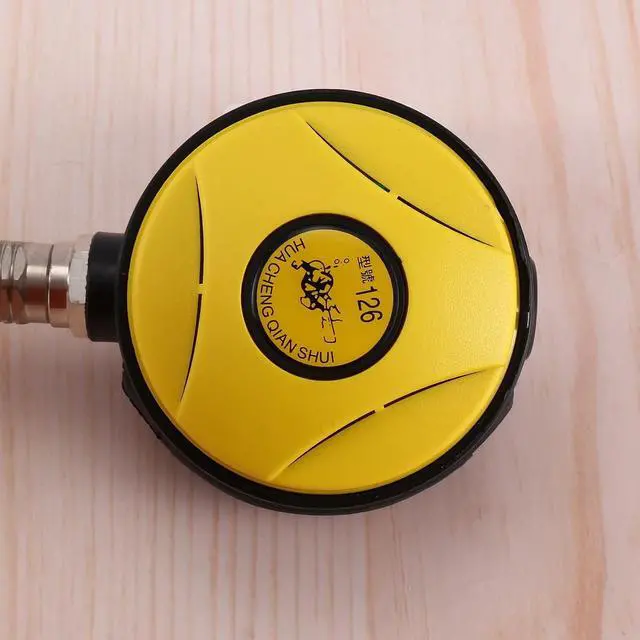 Alt view image 4 of 7 - Scuba Diving Diver Regulator Diving Snorkel Tube Snorkeling Equipment Pressure Reducer 2Nd Dive Diving Regulator-Yellow