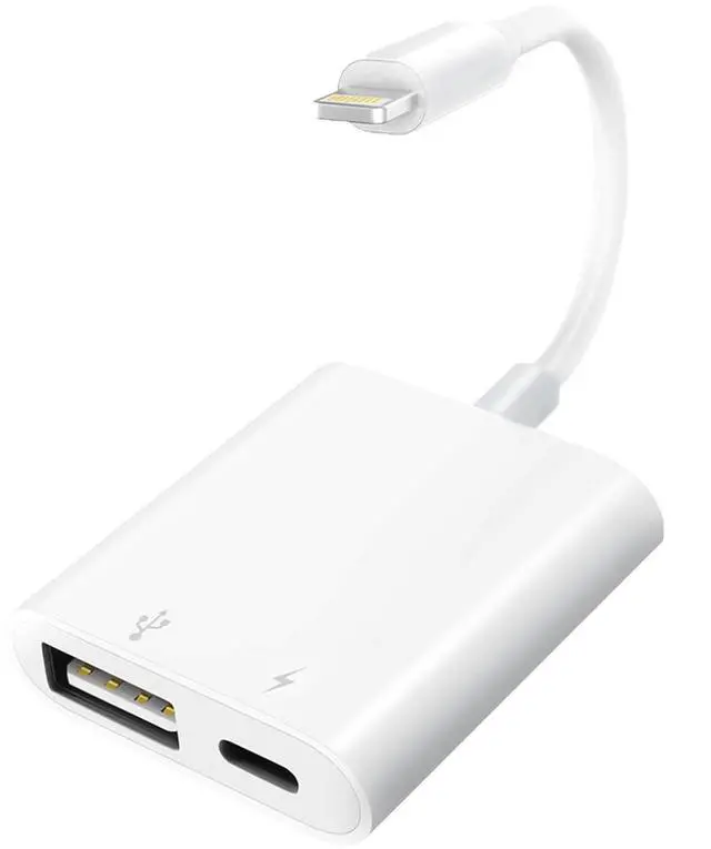 Main image of Lightning to USB Camera Adapter with Charging Port for iPhone Portable USB 3.0 Female OTG Cable for iPad to Connect Card Reader USB Flash Drive U Disk Microphone Keyboard Mouse Hubs Midi