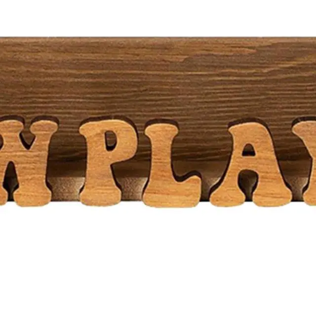 Alt view image 6 of 6 - Now Playing Vinyl Record Stand Display Wall Mount Solid Wood Album Shelf Bracket Hanging Storage LP Holder for Music