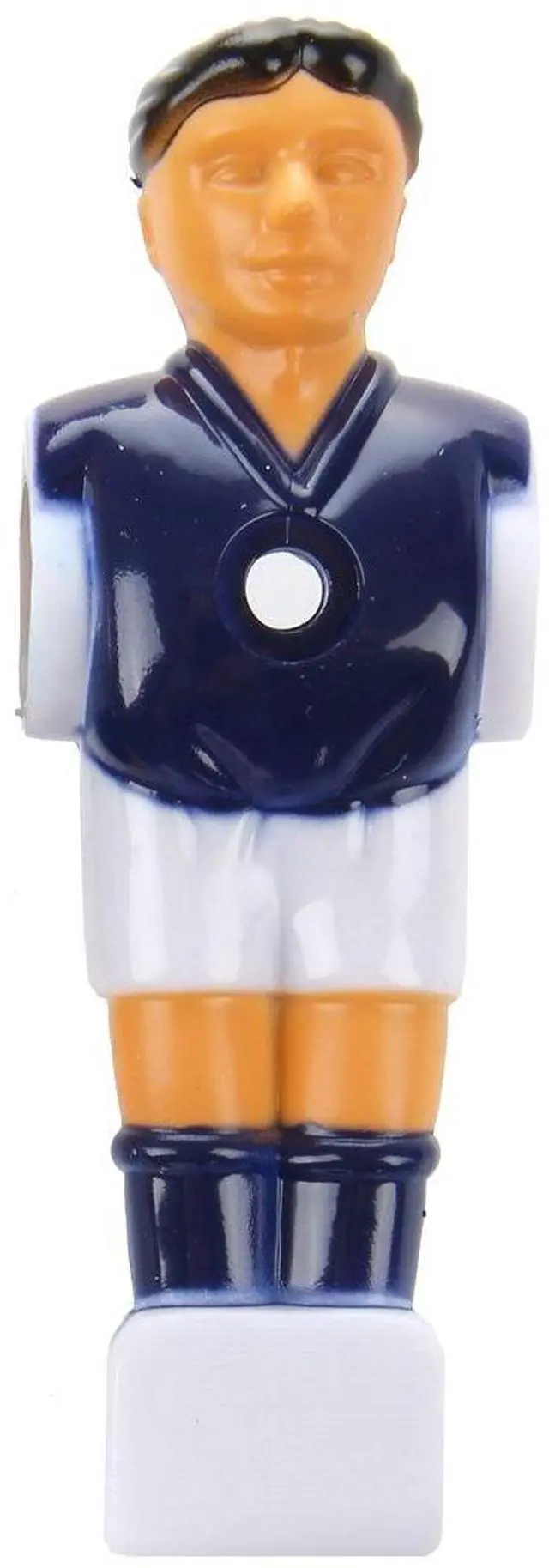 Alt view image 7 of 7 - 22Pcs Foosball Man Table Guys Man Soccer Player Part Yellow+Royal Blue with Ball