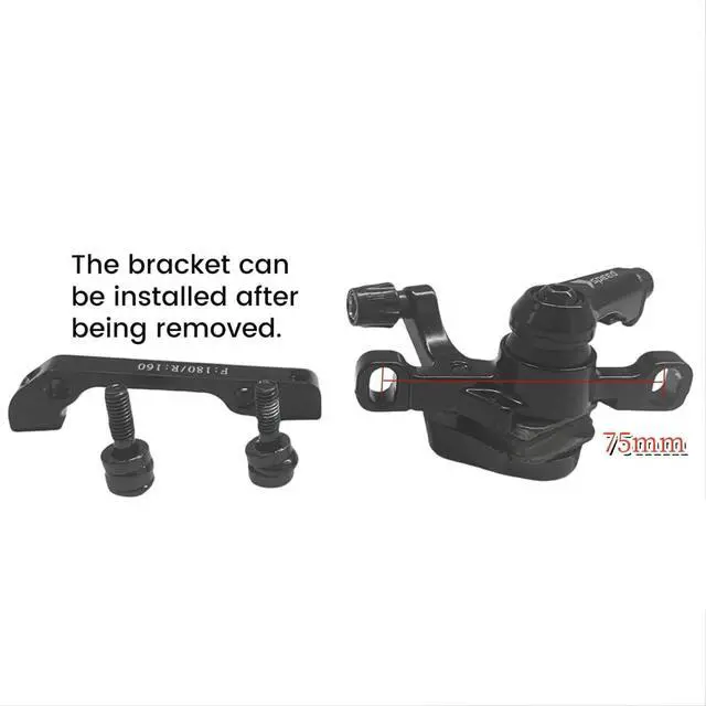 Alt view image 5 of 7 - Mountain Bike Brake Disc Brake Bicycle Mechanical Disc Brake Set for Mountain Bike Pushes Caliper Piston with Rotor