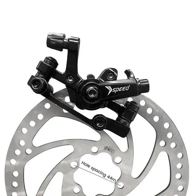 Alt view image 3 of 7 - Mountain Bike Brake Disc Brake Bicycle Mechanical Disc Brake Set for Mountain Bike Pushes Caliper Piston with Rotor