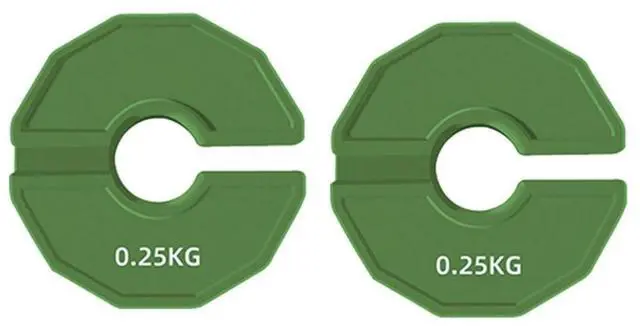 Main image of 2PCS Gym Micro-Type Plates Dumbbell Fractional Weight Plate Rubber Fractional Weight Plates Plates Add-on Aperture 35mm 0.25KG