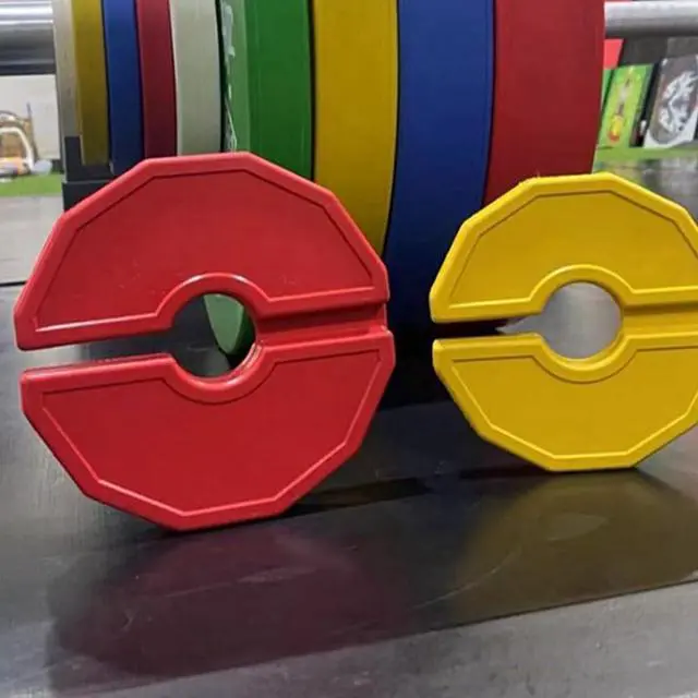 Alt view image 2 of 6 - 2PCS Gym Micro-Type Plates Dumbbell Fractional Weight Plate Rubber Fractional Weight Plates Plates Add-on Aperture 35mm 0.25KG