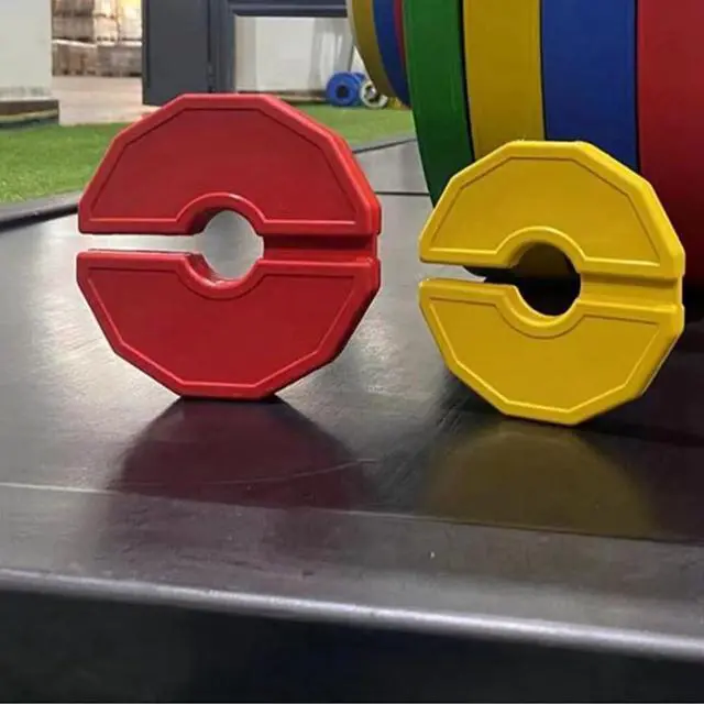 Alt view image 5 of 6 - 2PCS Gym Micro-Type Plates Dumbbell Fractional Weight Plate Rubber Fractional Weight Plates Plates Add-on Aperture 35mm 0.25KG