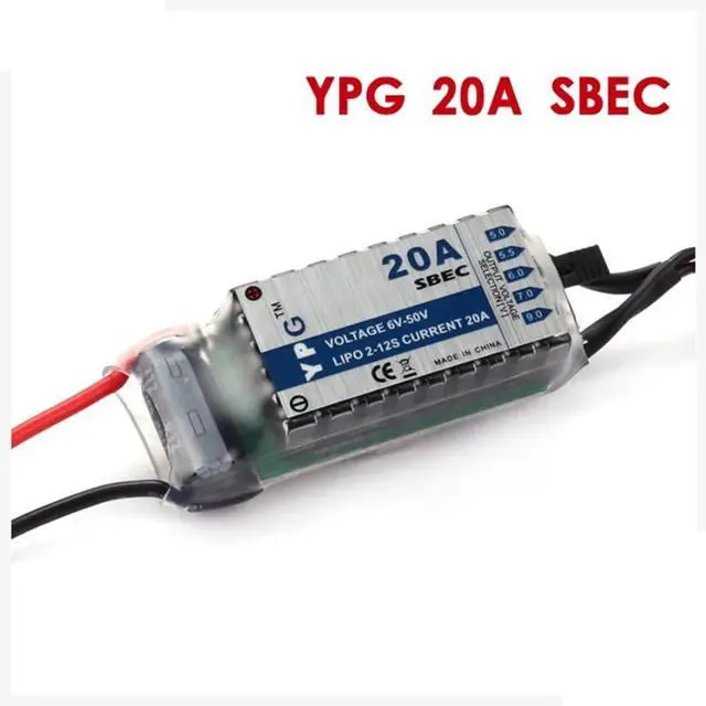 Alt view image 3 of 6 - 20A HV SBEC High Quality for RC Model Airplane No Programming Required High Voltage Input (2-12S Lipoly)