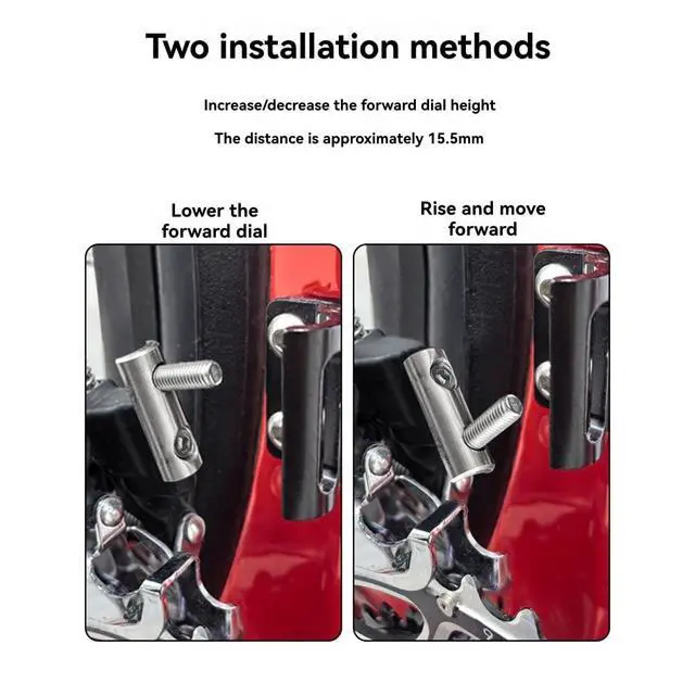 Alt view image 3 of 7 - Bicycle Chainring Road Bike Front Derailleur Extender for for AXS R7170 R8170 Force R8000 R7000 R9100