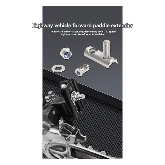 Alt view image 5 of 7 - Bicycle Chainring Road Bike Front Derailleur Extender for for AXS R7170 R8170 Force R8000 R7000 R9100