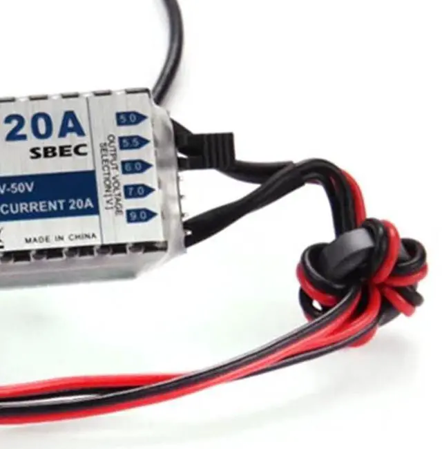 Alt view image 4 of 6 - 20A HV SBEC High Quality for RC Model Airplane No Programming Required High Voltage Input (2-12S Lipoly)