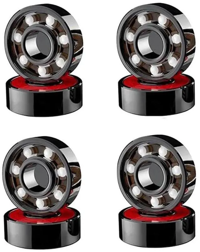 Main image of 8Pcs Ceramic Bearings High Speed Wear for Skate Skateboard Wheel Roller Skate Bearings Easy Install Easy to Use