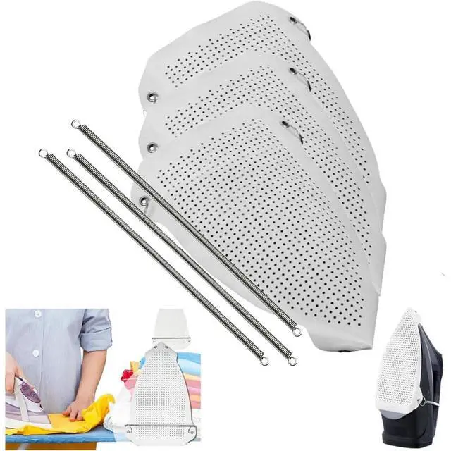 Alt view image 3 of 7 - Universal Ironing Shoe Cover 3PCS Electric Iron Protective Cover Shield Auxiliary Tool Ironing Accessories