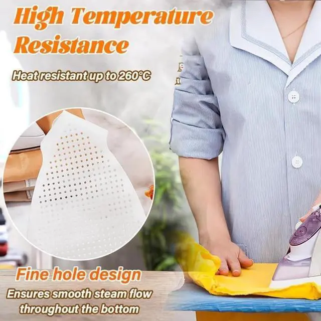 Alt view image 4 of 7 - Universal Ironing Shoe Cover 3PCS Electric Iron Protective Cover Shield Auxiliary Tool Ironing Accessories