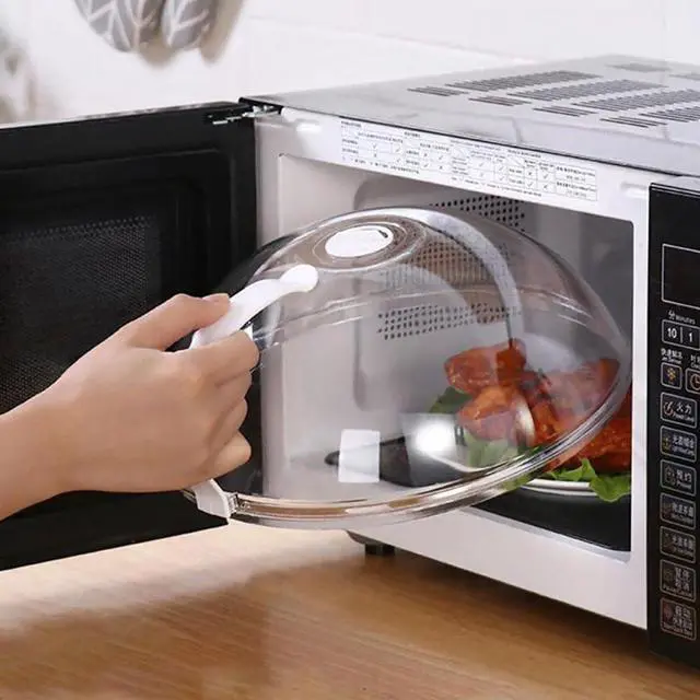 Alt view image 3 of 6 - with Steam Vents Dishwasher Safe Cooking Microwave Food Cover Microwave Plate Cover Anti-Splatter Lid Kitchen Tool Easy Install Easy to Use