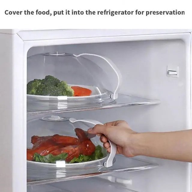 Alt view image 6 of 6 - with Steam Vents Dishwasher Safe Cooking Microwave Food Cover Microwave Plate Cover Anti-Splatter Lid Kitchen Tool Easy Install Easy to Use