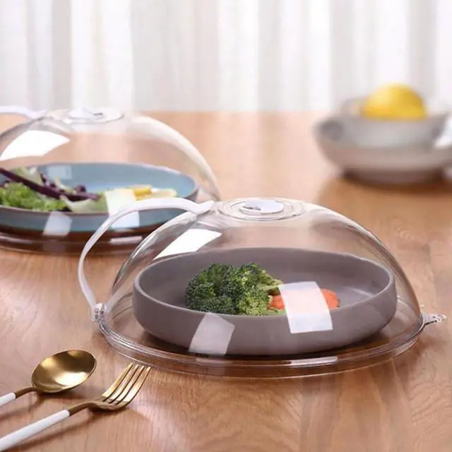 Alt view image 5 of 6 - with Steam Vents Dishwasher Safe Cooking Microwave Food Cover Microwave Plate Cover Anti-Splatter Lid Kitchen Tool Easy Install Easy to Use