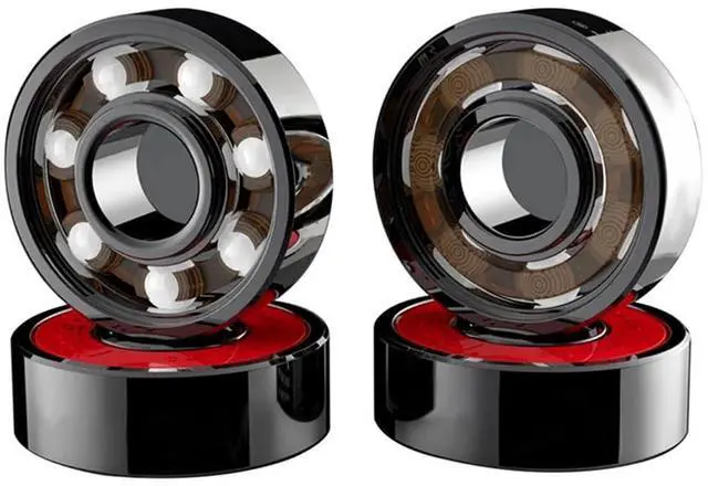 Alt view image 7 of 7 - 8Pcs Ceramic Bearings High Speed Wear for Skate Skateboard Wheel Roller Skate Bearings Easy Install Easy to Use