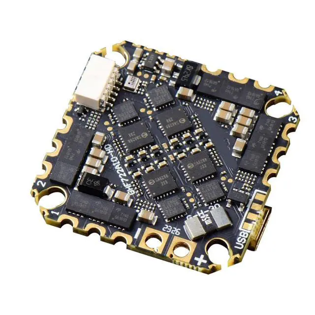 Alt view image 4 of 7 - GHF722AIO-HD 40A AIO Baro OSD F722 Flight Controller BLHELIS 40A 4in1 ESC 2-6S for FPV Freestyle Cinewhoop Easy Install Easy to Use