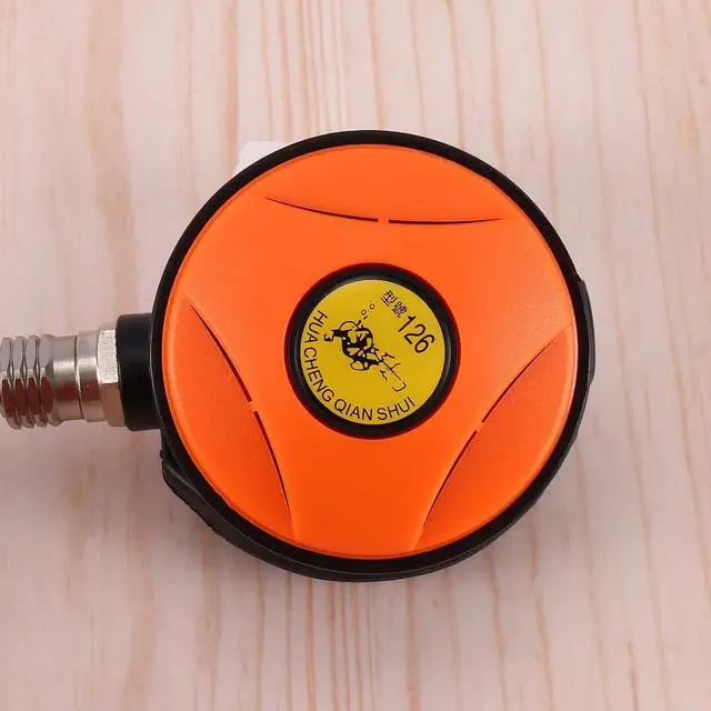 Alt view image 6 of 7 - Scuba Diving Diver Regulator Diving Snorkel Tube Snorkeling Equipment Pressure Reducer 2Nd Dive Diving Regulator-Orange