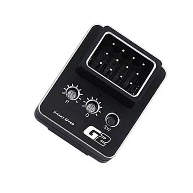 Alt view image 3 of 5 - G2 Dual System Assisted Drift Car Gyroscope 8.4V High Voltage Suitable for 1/10 RC Remote Drift Car Aluminum Case A