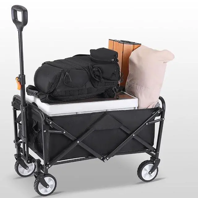 Alt view image 3 of 6 - Wagon Cart Liner Beach Cart Large Capacity Cloth Pocket for Wagon Cart/Camping Cart