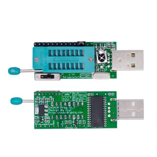 Alt view image 3 of 6 - CH341A Programmer V1.7 1.8V Level Shift W25Q64FW W25Q128FW Gd25LQ64