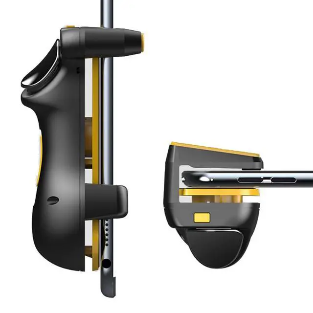 Alt view image 2 of 7 - Yaregelun Mobile Game Controller for Trigger Controller L1R1 with 2 Pairs of Gaming Finger Covers