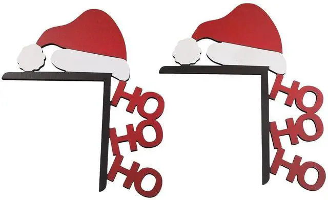 Main image of Christmas Door Toppers Decor, Top Door Frame Corner Sign Decorations, Home Frame Decor Ornament for Home Decor A