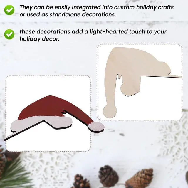 Alt view image 5 of 7 - Christmas Door Toppers Decor, Top Door Frame Corner Sign Decorations, Home Frame Decor Ornament for Home Decor K