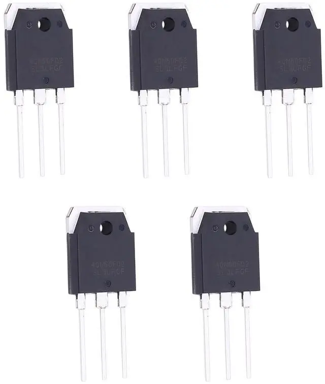 Main image of 5PCS 40N60FD2 SGT40N60FD2 SGT40N60FD2PN 40A 600V Transistor TO-3P - High Efficiency & Fast Switching