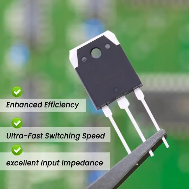 Alt view image 5 of 7 - 5PCS 40N60FD2 SGT40N60FD2 SGT40N60FD2PN 40A 600V Transistor TO-3P - High Efficiency & Fast Switching