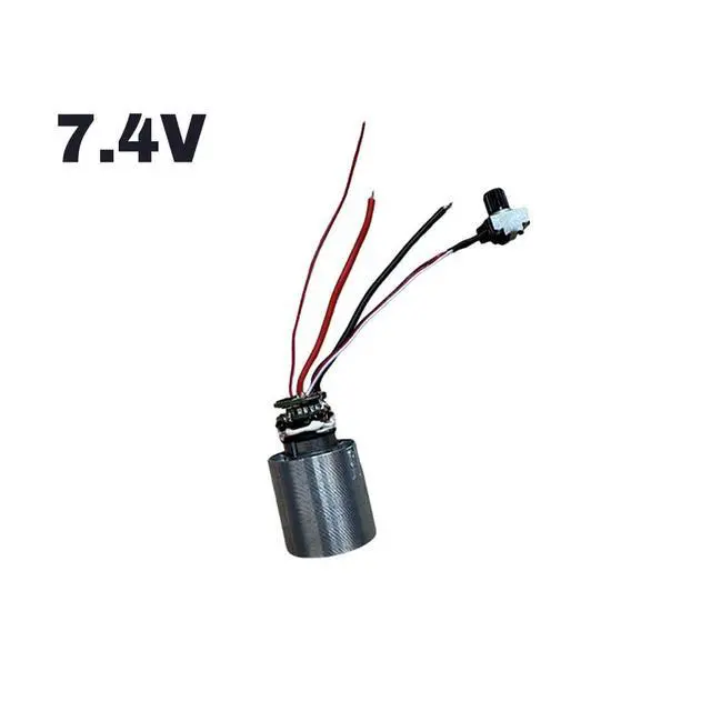 Alt view image 5 of 5 - 29mm Brushless Motor High Speed Jetfan Ducted Jet Fan Air Blower Turbo for Compressed Air Duster Cleaner 130000 RPM 7.4V