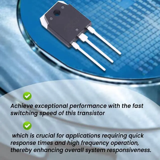 Alt view image 7 of 7 - 5PCS 40N60FD2 SGT40N60FD2 SGT40N60FD2PN 40A 600V Transistor TO-3P - High Efficiency & Fast Switching