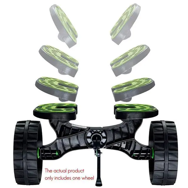 Alt view image 5 of 7 - Kayak Wheel Trolley Cart Tire Strong-Bearing Replacement Wheels Adults Children Surfing