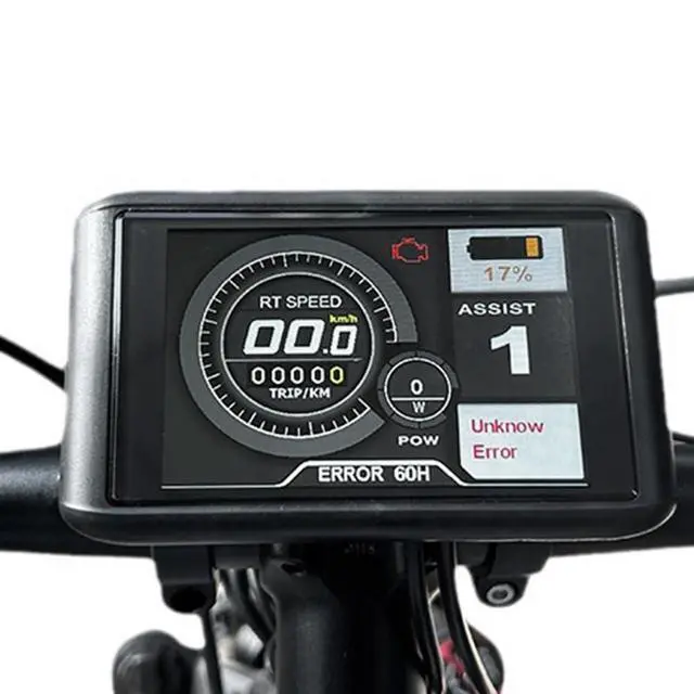Alt view image 3 of 7 - E-Bike UKC1 Color Display Screen SM Plug 36V 48V 52V 60V 72V for OMD2 Communication Protocol