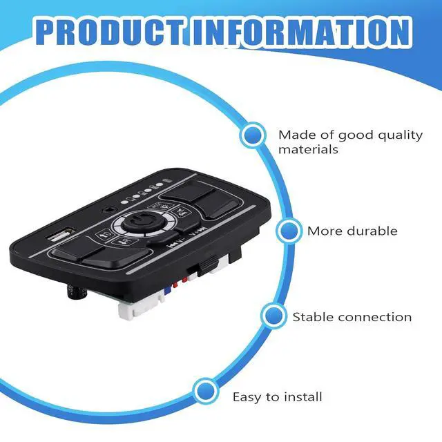 Alt view image 7 of 7 - Power Supply Central Control Multifunctional Central Control Panel Children'S Electric Car Part Style 2