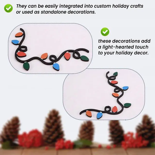 Alt view image 5 of 7 - Christmas Door Toppers Decor, Top Door Frame Corner Sign Decorations, Home Frame Decor Ornament for Home Decor G