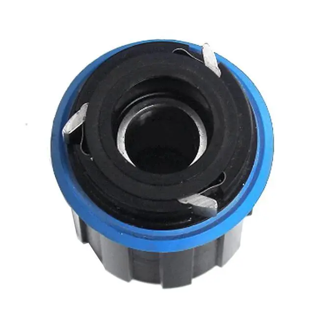 Alt view image 4 of 7 - Bicycle Rear Hub 3 Pawls 15mm Cassette Body Freehub Bike Parts 8/9 / 10 Speed Aluminum Alloy Bearings Freewheel Body