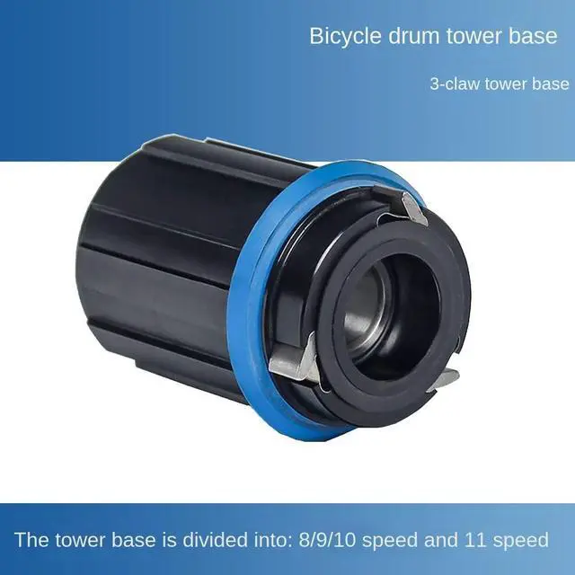 Alt view image 5 of 7 - Bicycle Rear Hub 3 Pawls 15mm Cassette Body Freehub Bike Parts 8/9 / 10 Speed Aluminum Alloy Bearings Freewheel Body