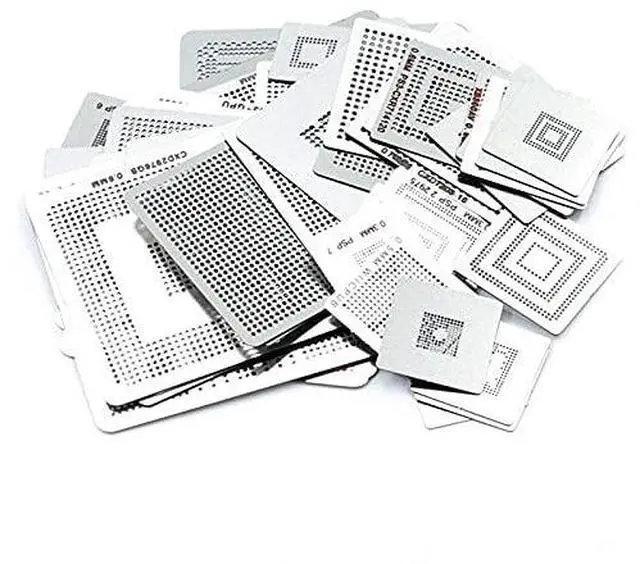 Main image of 47Pcs/Set Direct Heat Reballing Universal Directly Stencils for Game Console CPU GPU CXD