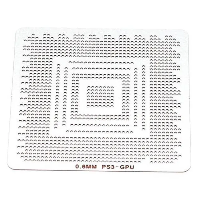 Alt view image 4 of 7 - 47Pcs/Set Direct Heat Reballing Universal Directly Stencils for Game Console CPU GPU CXD