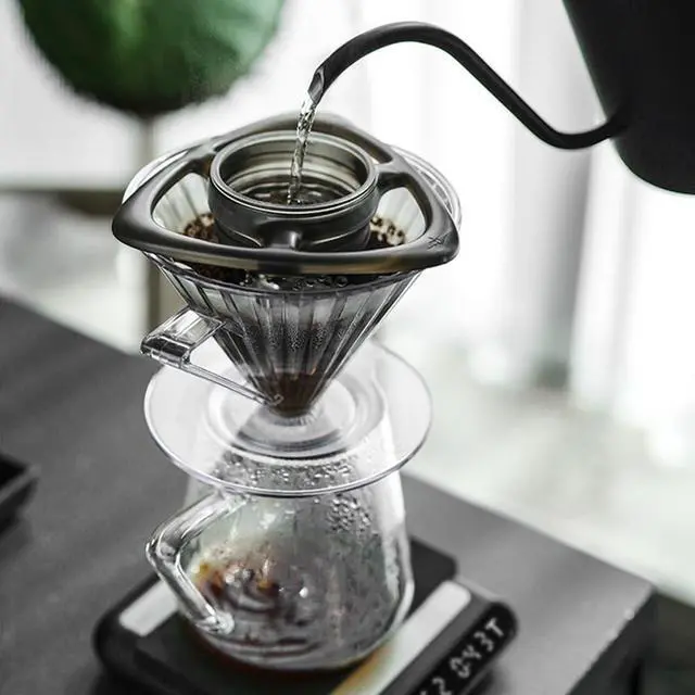 Alt view image 2 of 7 - Splitter 31 Holes Coffee Separator Two Cup Drip Squeezer Hand-Poured Direct Pour Rain Pour-Over Precise