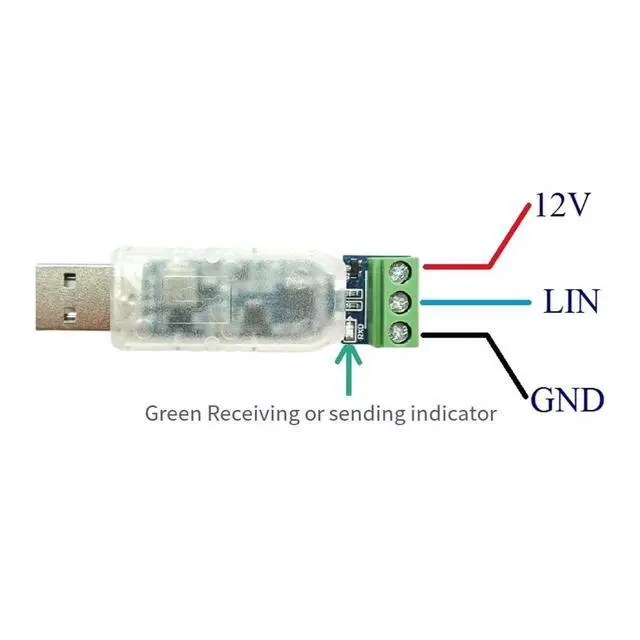 Alt view image 7 of 7 - LIN Bus Analysis Controller USB to LIN Debugger LIN Bus Analyzer(1PCS)