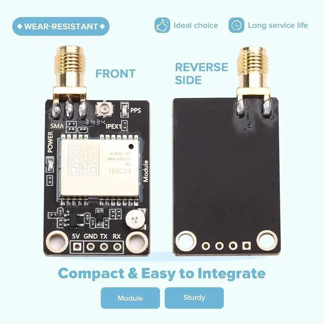 Alt view image 2 of 7 - RTK Base Station Board with Quectel LC29H Dual Band L1 L5, Offers High and RTCM Data Output LC29HDA